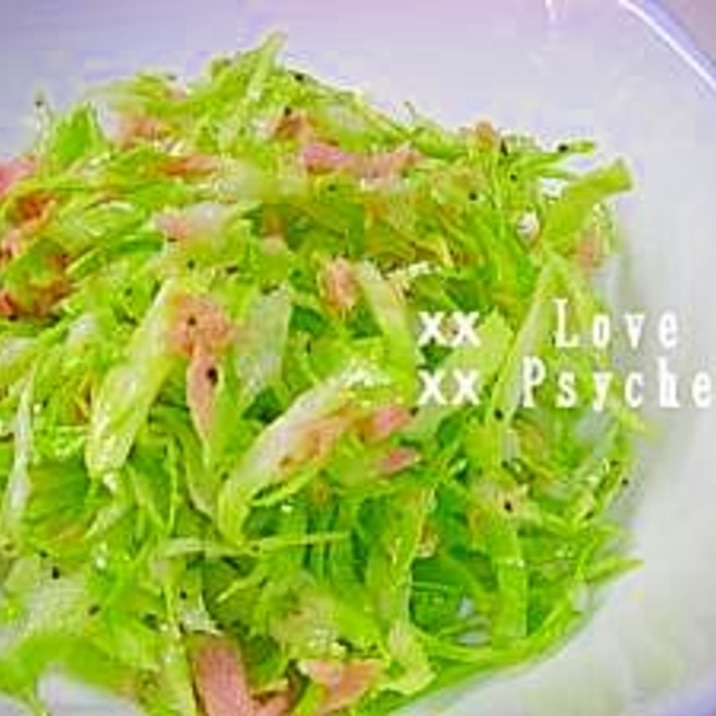 簡単♪ キャベツとシーチキンのサラダ